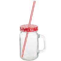Mason Jar DECO HOME OI25 500ml c/Tapa Colores Varios (Modelos Aleatorios)