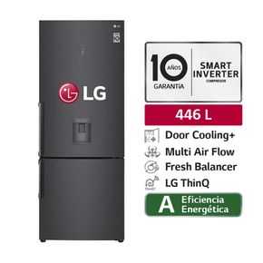 Refrigeradora LG 446Lt Bottom Freezer GB46TGT