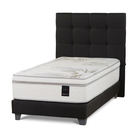 Box Tarima Art 4 1.5 Plazas Respaldo Issey Grafito