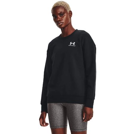 Polera Deportiva Under Armour Para Hombre Essential Fleece C 1373032-001 Negro Talla L