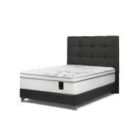 Dormitorio Art 4 2 Plazas + Respaldo Issey Grafito