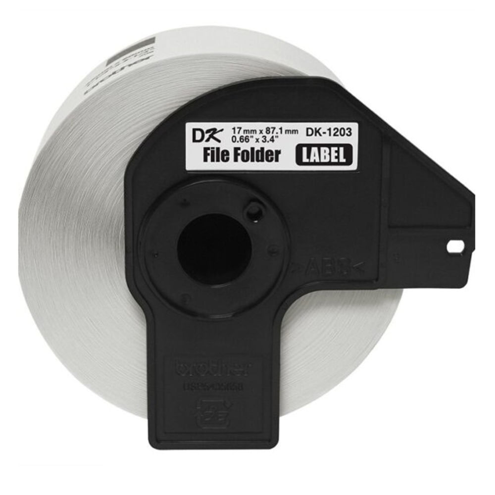 CINTA BROTHER DK-1203,17MM X 87MM (300 ETIQUETAS) PARA QL-700/QL-710W/QL-800 P/N: DK1203