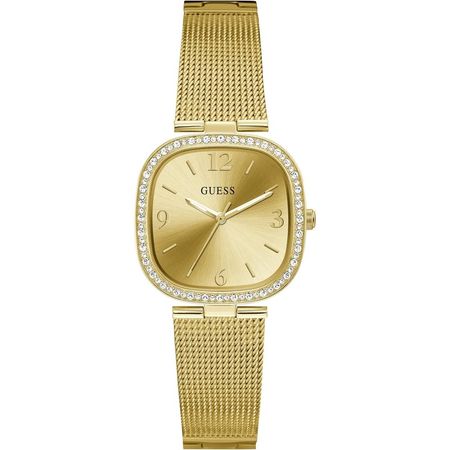 GUESS Reloj de pulsera cuadrado redondeado | Oro