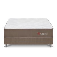 Cama Box Tarima FORLI Capella SS Queen + 2 Almohadas + Protector