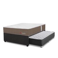Cama Box Tarima Diván FORLI Capella SS 1.5 Plazas + 1 Almohada + Protector