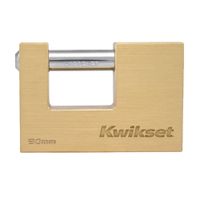 Candado especializado Bronce Kwikset Modelo anticizalla 90mm Plata