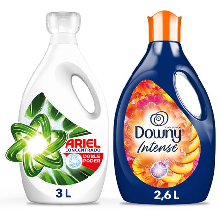 pack-detergente-liquido-ariel-concentrado-galonera-3000ml-suavizante-downy-exotico-botella-2600ml