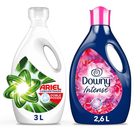 pack-detergente-liquido-ariel-concentrado-galonera-3000ml-suavizante-downy-floral-botella-2600ml