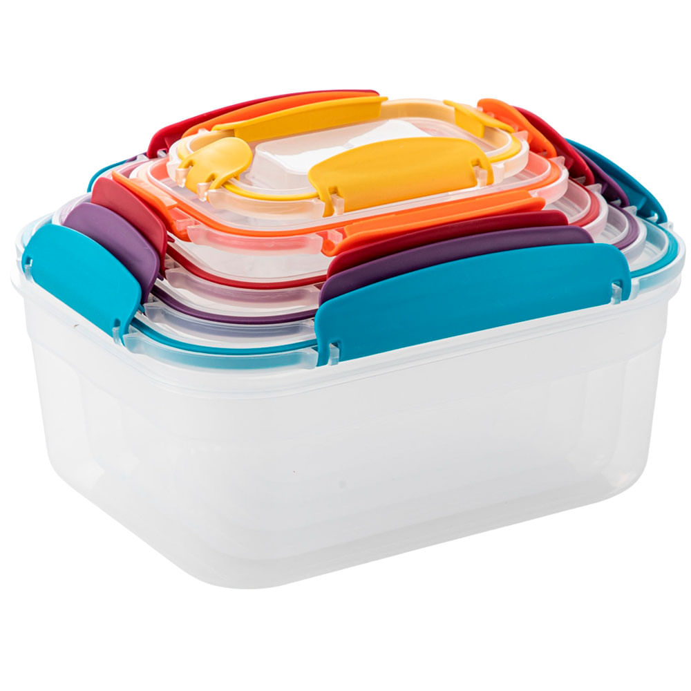 Set de Contenedores DECO HOME Colores 5un OI 2025