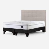 Dormitorio Art 4 King Respaldo Issey Niebla