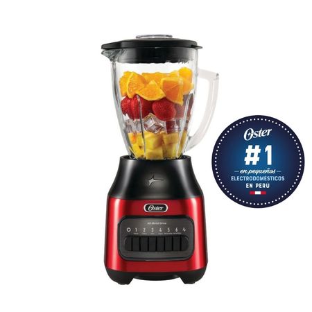 Licuadora Oster BLSTPEG-CPB-053 1.5L Rojo 6 Velocidades más pulso