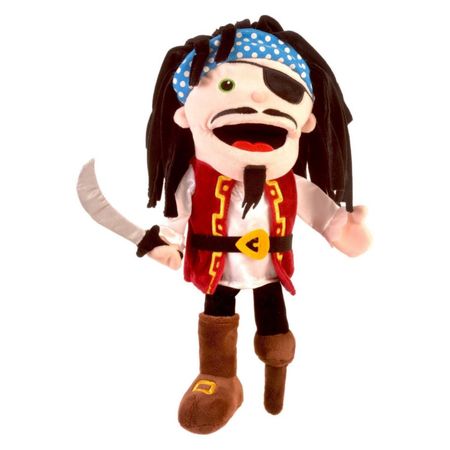 Titere De Mano Y Dedo Fiesta Crafts Pirata Con Boca Movil