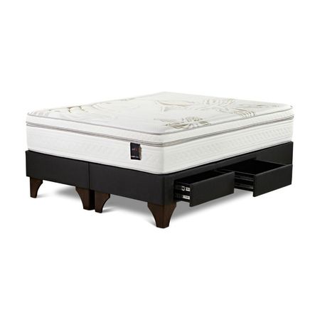 Cama Europea con Cajones Art 4 King