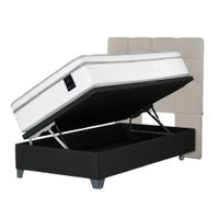 Dormitorio Boxet Art 4 1.5 Plazas Issey Niebla