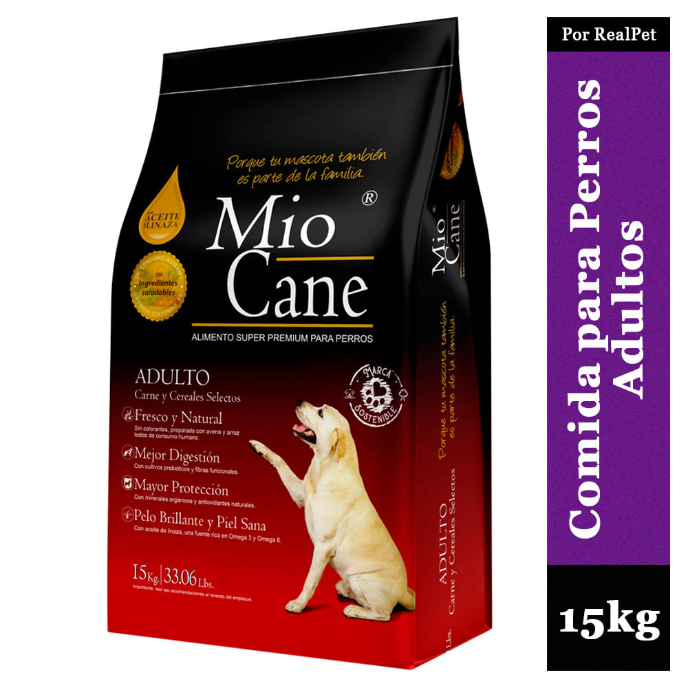 Comida para Perro Adulto Mio Cane Super Premium Carne 15 kg