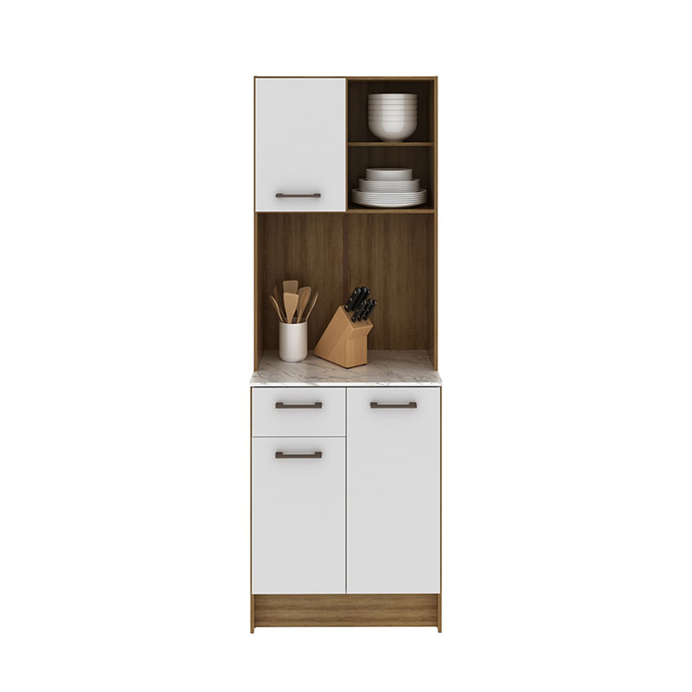 Mueble auxiliar de cocina 2020 Home Dalia - Almendra/Blanco