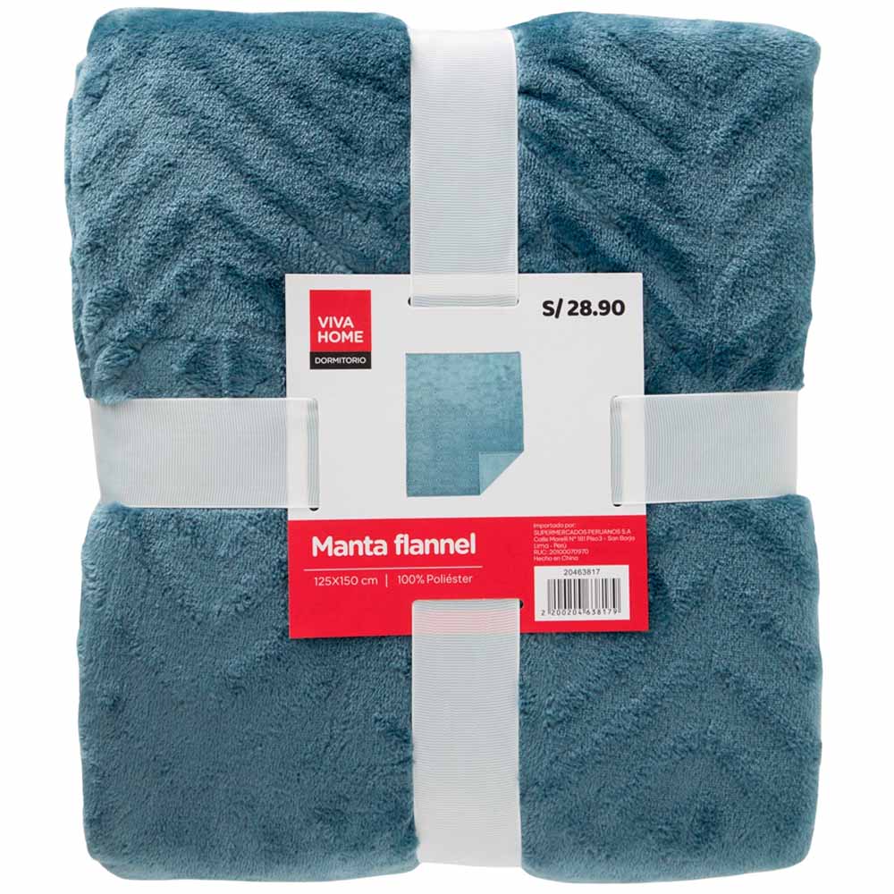 Manta VIVA HOME Flannel Brush (Modelos Aleatorios)