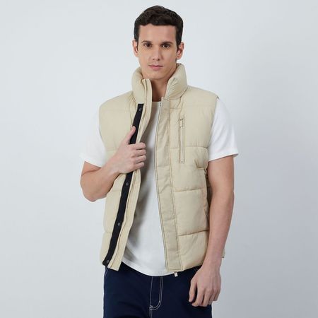 Chaleco Hombre Pad Mate Hypnotic  BEIGE L