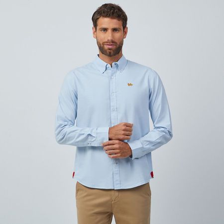 Camisa Hombre Essential Manga Larga The Royal Parks  CELESTE M