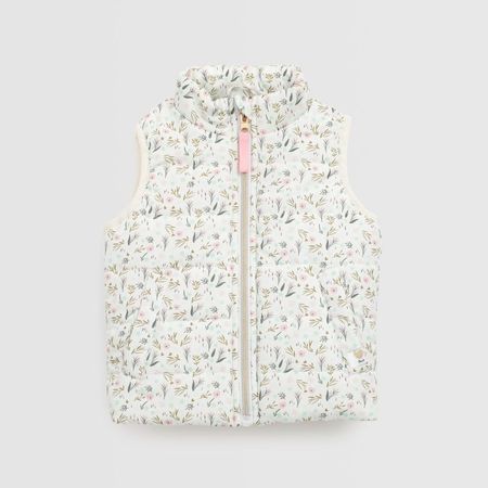 Chaleco Para Bebe Niña Baby Circus Mock Ecru Talla 24M