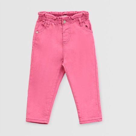 Pantalon Para Bebe Niña Baby Circus Baggy Color Fucsia Talla 36M