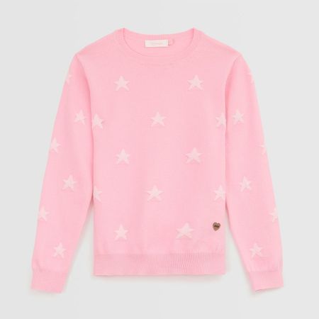 Chompa Para Niña Circus Bord Rosado Talla 12