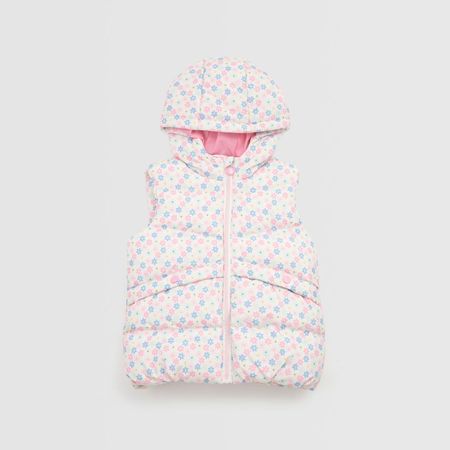 Chaleco Niña Circus Crochet Ecru Talla 6