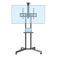 Rack Pedestal TV 32 a 65 Pulgadas Expo Rack PED70 Soporte Rodante Altura Regulable