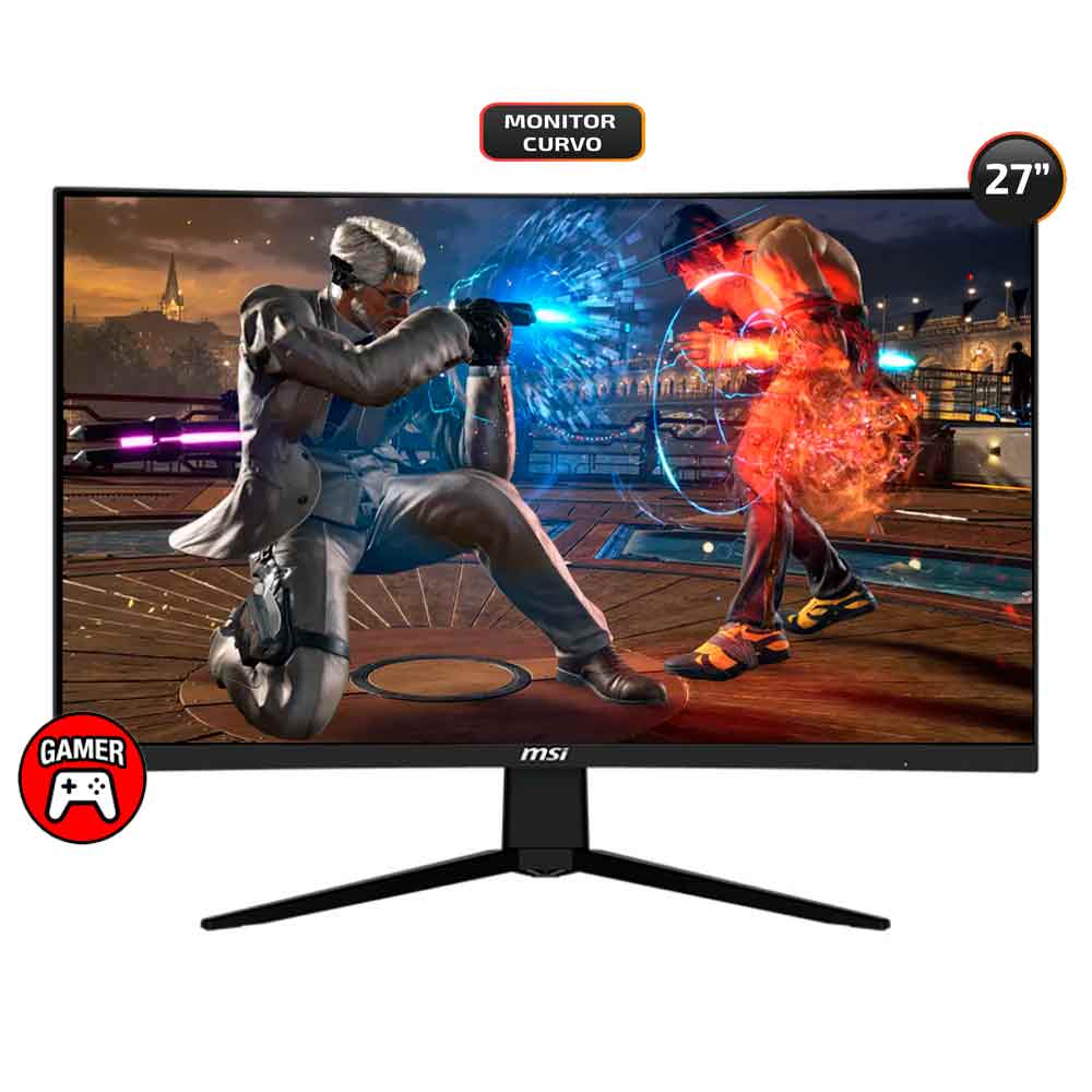 Monitor Gamer Curvo MSI 27 180Hz 1MS FHD RAPID VA Vesa FreeSync G27C3F