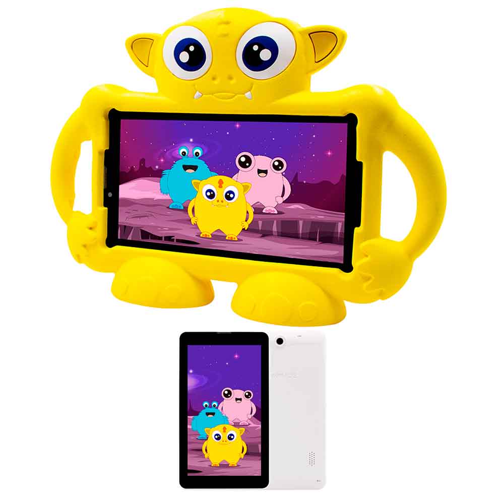 Tablet para Niños Advance 7 pulg. Android 11 Go 32GB 2GB Ram Dual SIM 2800mah AMARILLO Intro TR7996