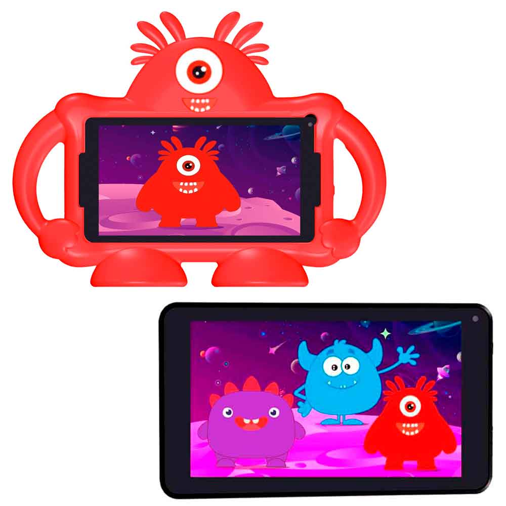 Tablet para Niños Advance 7 pulg. Android 12 Go 32GB, 2GB Ram 2800mah ROJO Intro TR6965