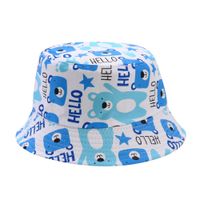 Bucket hat Osito Skyblue 52cm: Gorro sol niños de 2 a 5 años