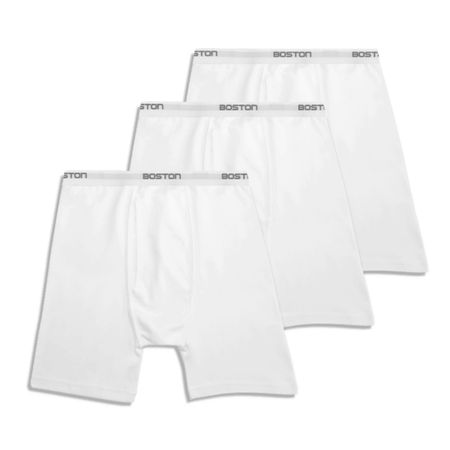 Pack X 3 Boxer Bicishort En Tejido Rib Boston Blanco PACK X 3 BOXER BICISHORT BOSTON
