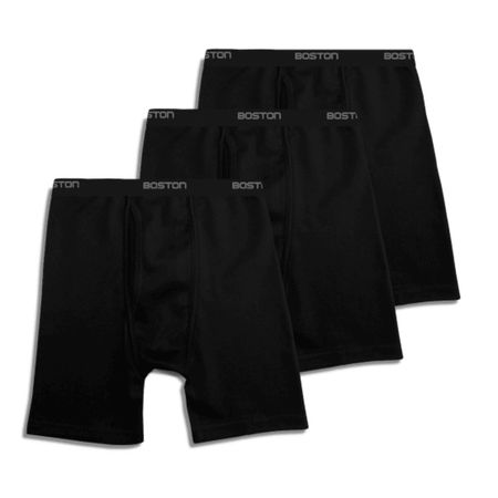 Pack X 3 Boxer Bicishort En Tejido Rib Boston Negro PACK X 3 BOXER BICISHORT BOSTON