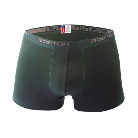 Pack X 3 Boxer Corto Rib Licrado Boston Verde PACK X 3 BOXER CORTO BOSTON