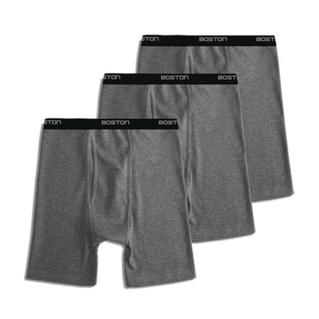 Pack X 3 Boxer Bicishort En Tejido Rib Boston Gris PACK X 3 BOXER BICISHORT BOSTON