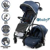 Coche de Paseo Maleta URBAN WAY con Portabebé Blue