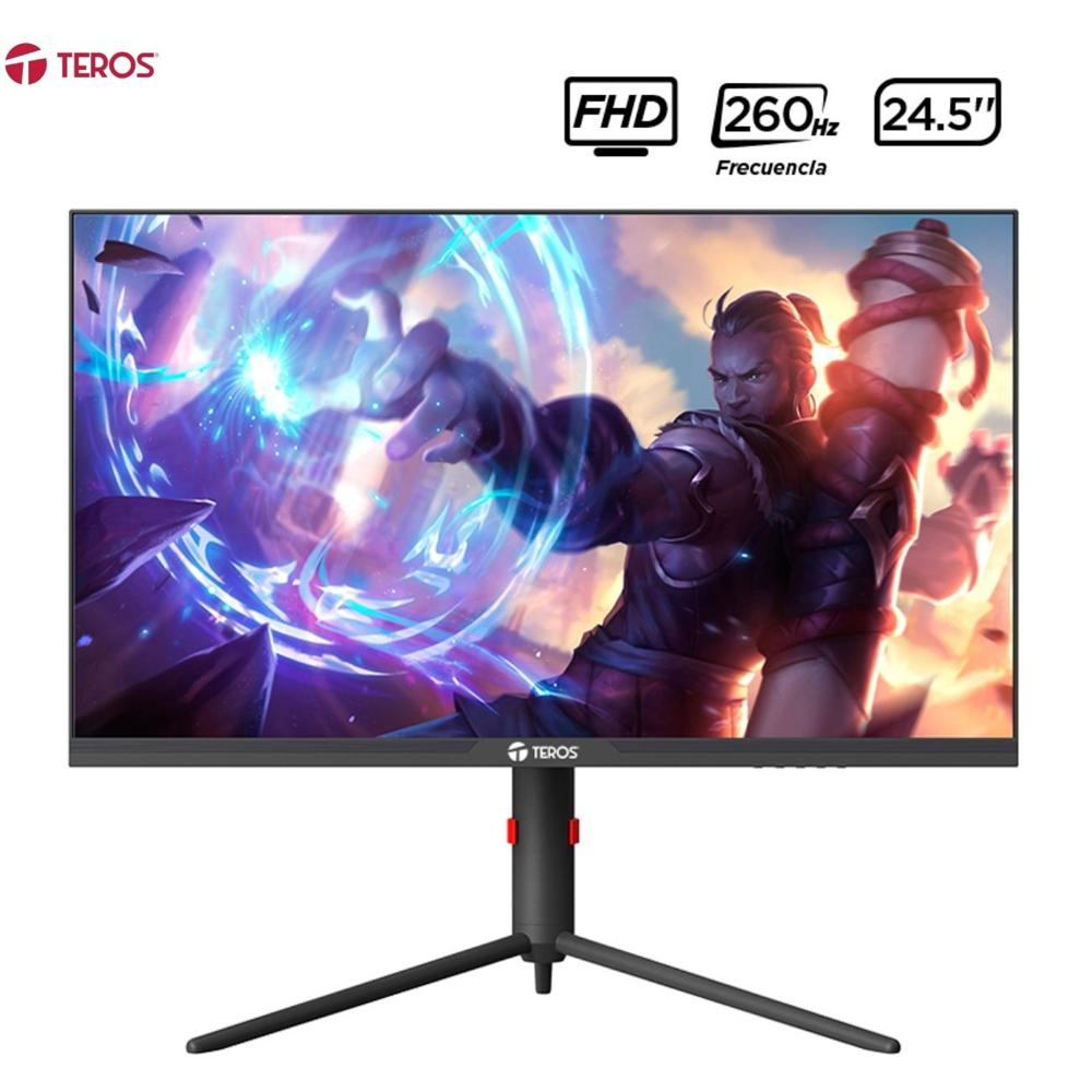 Monitor plano gaming TEROS TE-2472G, 24.5"" FHD VA, 260 Hz, 1 ms, HDMI, DP