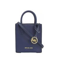 Cartera Crossbody MICHAEL KORS de Cuero Mercer XS - Navy