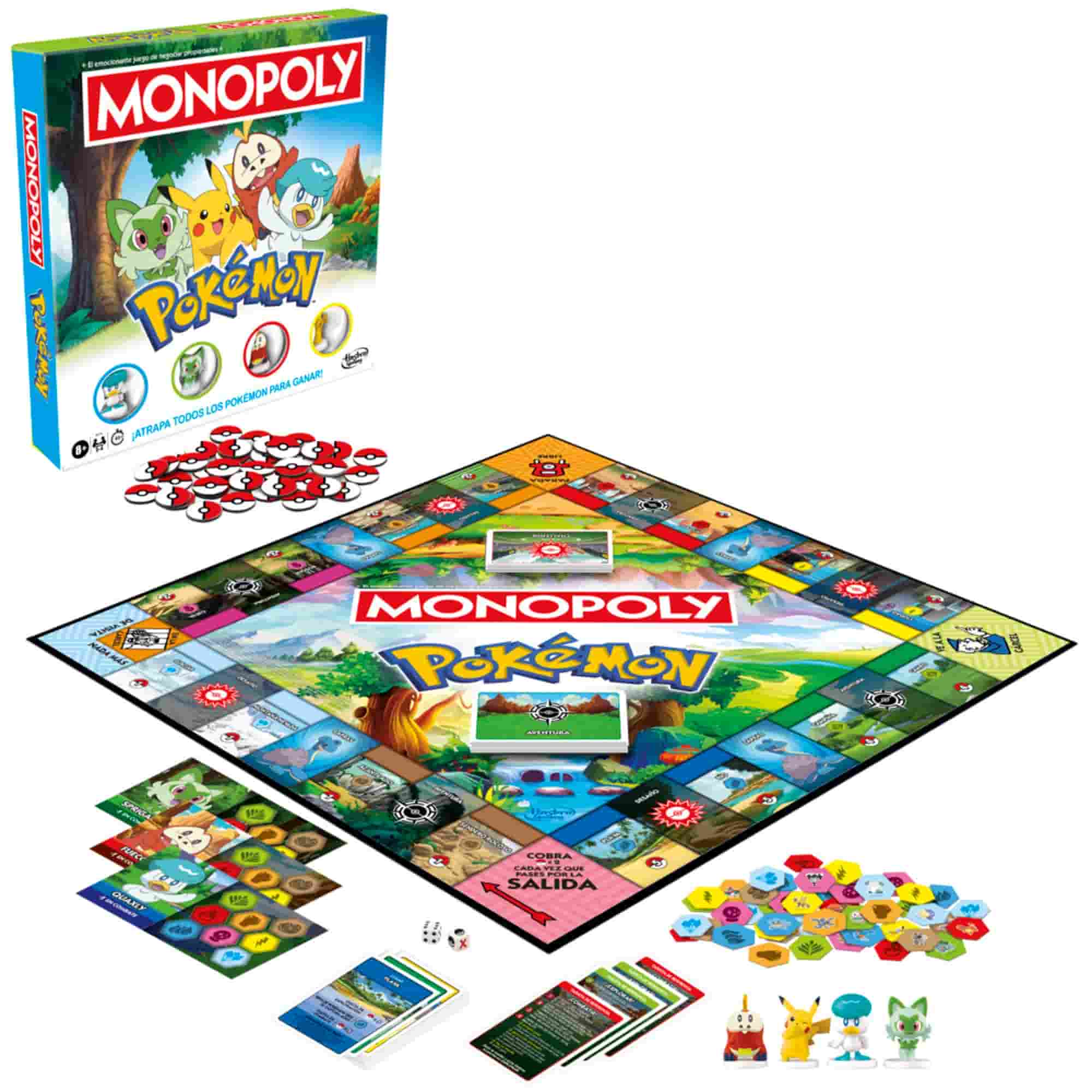 Juego de Mesa MONOPOLY Pokemon