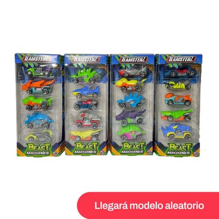 Autos De Metal Teamsterz Beast Machines Pack X5