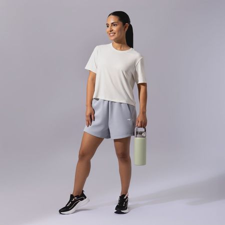 Shorts Deportivo Mujer Pop Podium Celeste XL