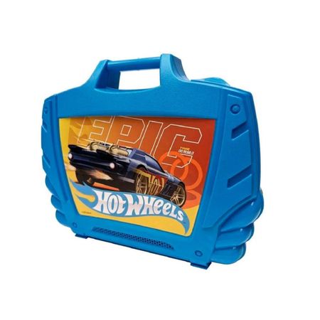 Estuche Para 15 Autos Hot Wheels Azul
