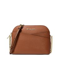 Cartera Crossbody MICHAEL KORS Dome de Cuero Saffiano - Marron
