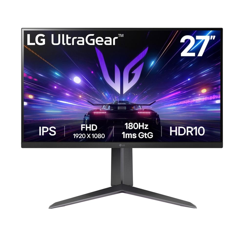 Monitor Gamer LG UltraGear 27GS65F-B Pivoteable 27 IPS FHD 180Hz 1ms NVIDIA G-Sync 27GS65F