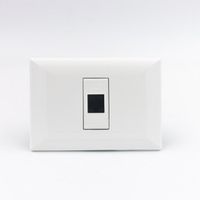 TOMA DATOS RJ45 CAT 6 SINTHESI S22 PLACA BLANCA Y DADO BLANCO