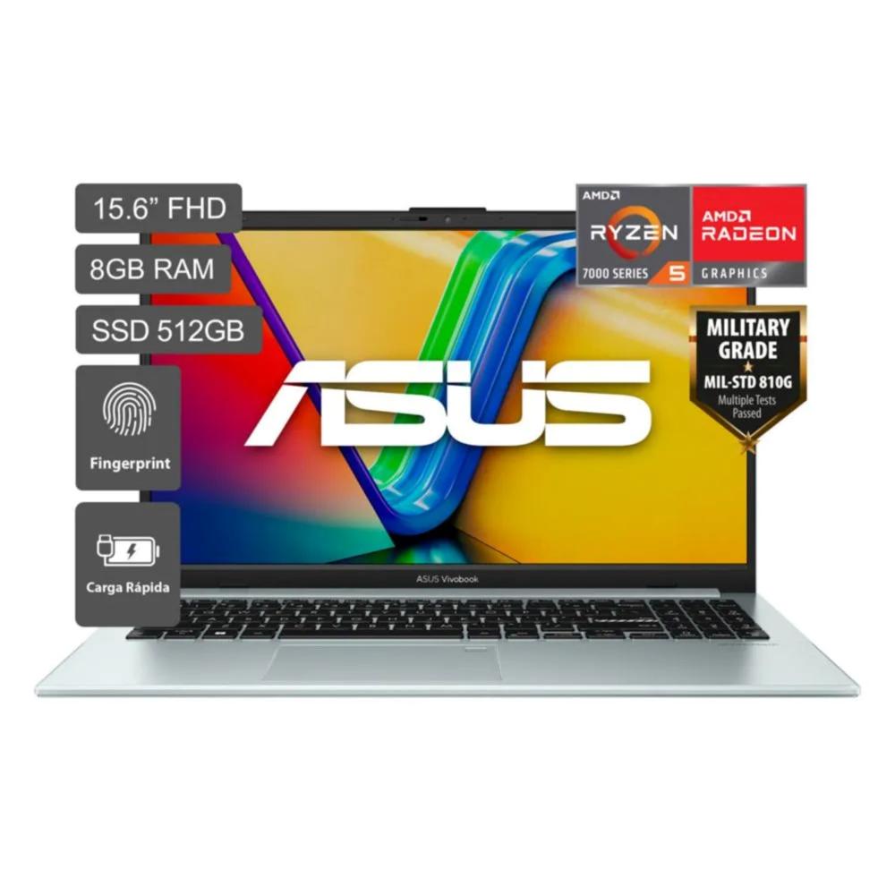 Laptop Asus Vivobook R5 7520U 8gb 512gb 15.6 FHD Window 11 Green