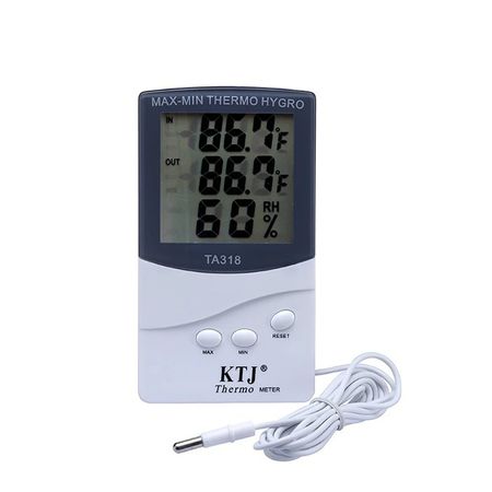 Termometro Temperatura Higrometro Digital con Sonda TA318