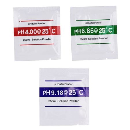 Sobre de Calibracion 3 unds Buffer p Calibrar Peachimetro PH 4.00/6.86/9.18