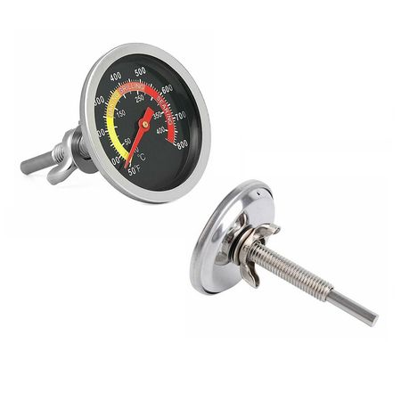 Termometro para Horno Empotrar Vastago Largo 7.2cm Negro